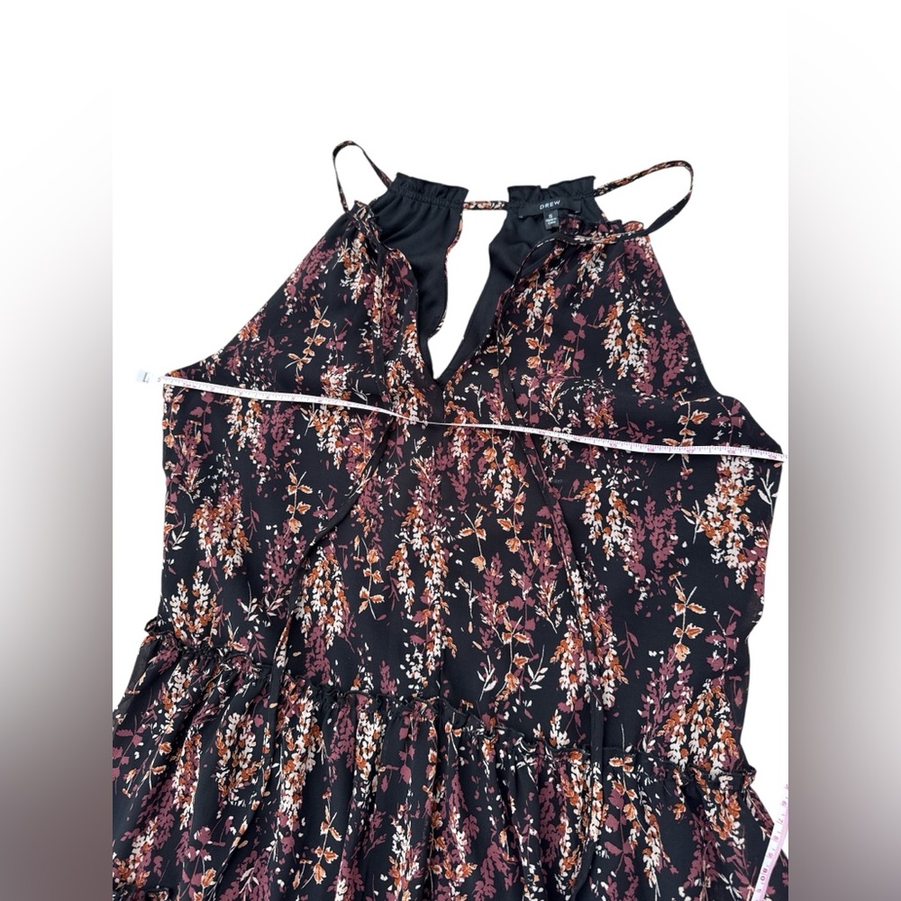 Anthropologie Cottagecore Boho Praire Floral Romantic Tiered Sundress Small - Picture 7 of 9
